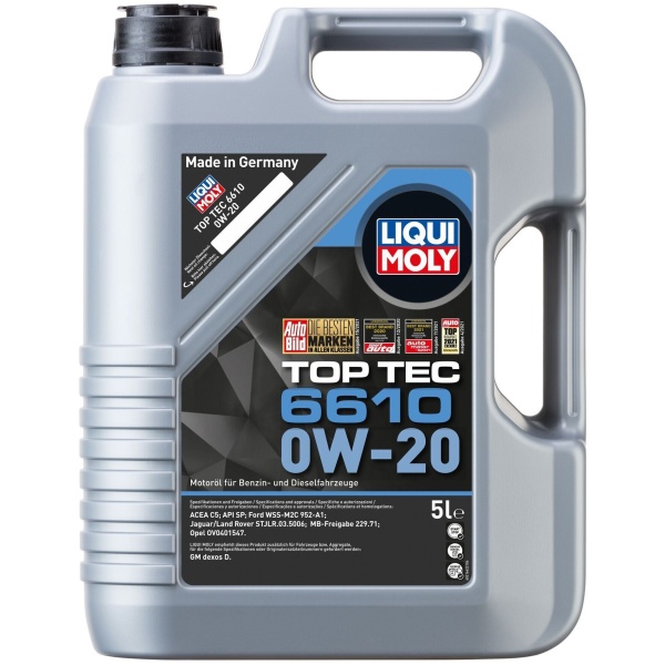 Ulei Motor Liqui Moly Top Tec 6610 0W-20 5L 21662