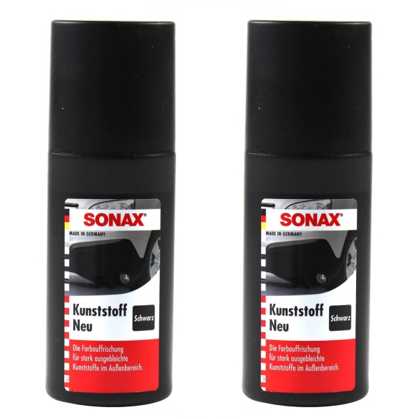 Set 2 Buc Sonax Soluție Pentru Intreținerea Suprafețelor Din Plastic Exterioare 100ML 409100