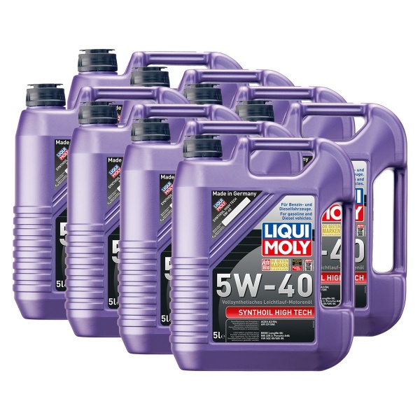 Pachet 8 Buc Ulei motor Liqui Moly Synthoil High Tech 5W-40 1307 5L