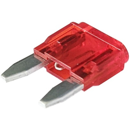 Mini Sigurante Fuzibile Rosii 10a Set 50 Buc  Tecnopart 30721-TEC