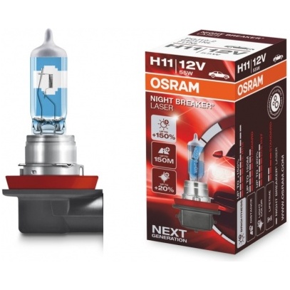 Bec Auto Halogen Osram Night Breaker Laser H11 12V/55W 64211NL