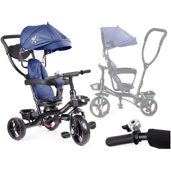 Tricicleta pentru copii Premium TRIKE FIX LITE - ALBASTRU AVX-K62001