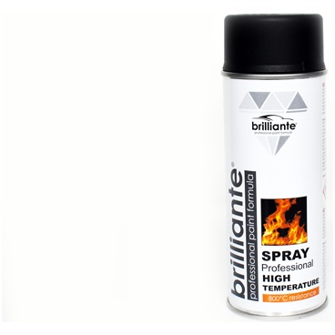 Vopsea Spray Temperaturi Inalte (negru) 400ml Brilliante  01454
