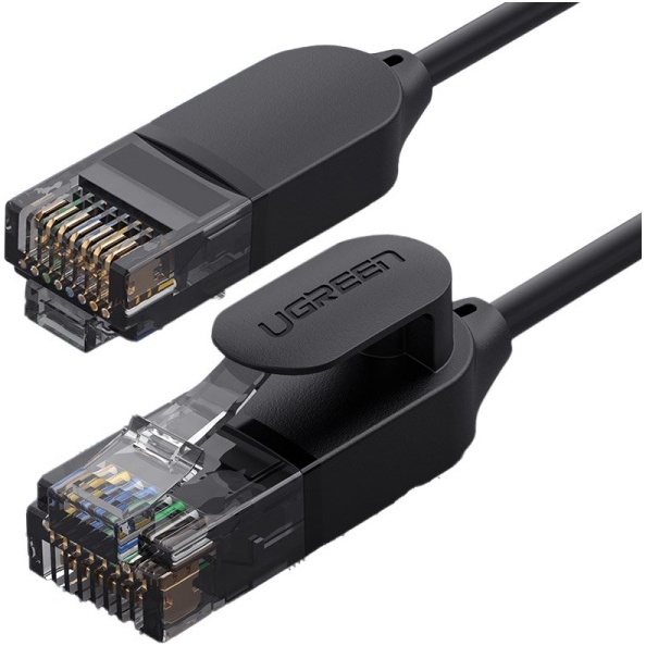 Cablu Ugreen Cablu De Rețea Internet Cablu De Corecție Ethernet RJ45 Cat 6A UTP 1000Mbps 5m Negru (70654) 