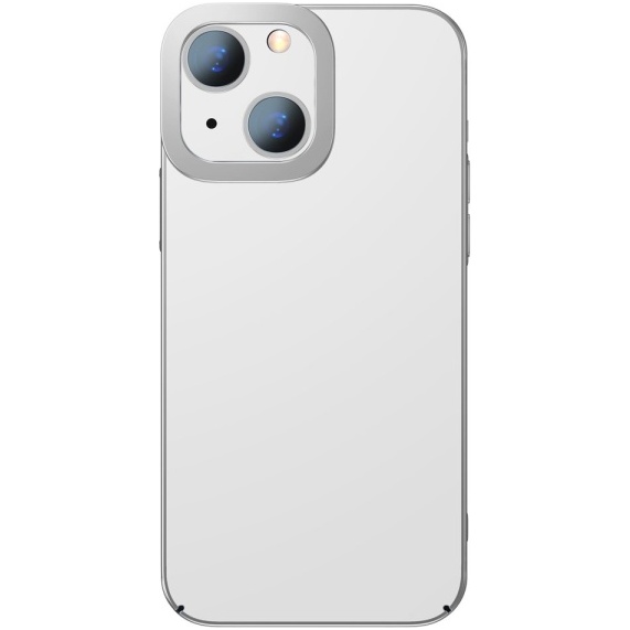 Husă Cu Sclipici Baseus Pentru PC Husă Transparentă Galvanizată Pentru IPhone 13 Argintiu (ARMC000312) 