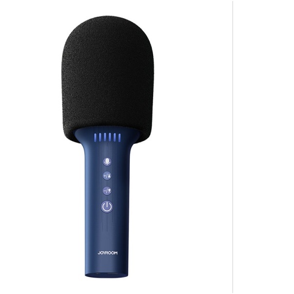Microfon Karaoke Wireless Joyroom Cu Difuzor Bluetooth 5.0 1200 MAh Albastru (JR-MC5BLUE) 