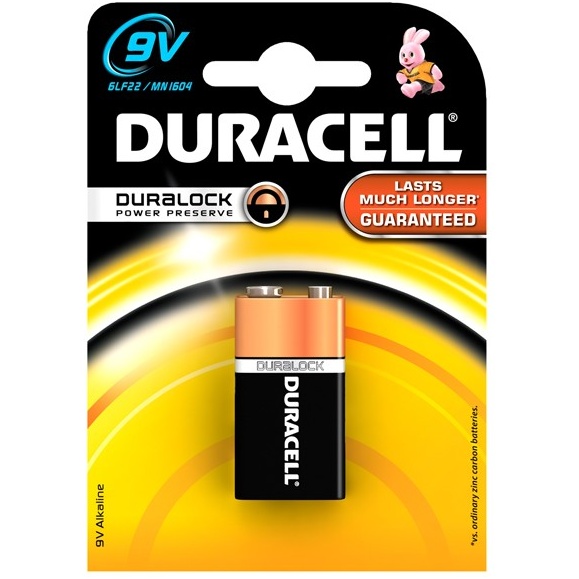Baterie alcalina 9V Duracell Duralock cod 81427279 81427279