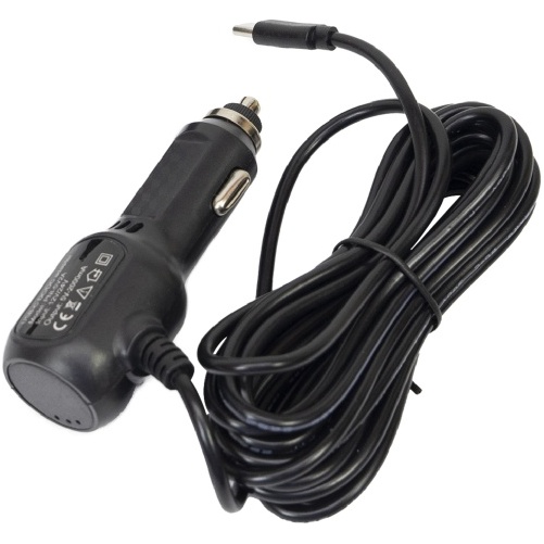 Incarcator auto PNI cu mufa USB-C 12V/24V - 5V, pentru DVR auto, lungime cablu 3.5m PNI-USB-C-DVR